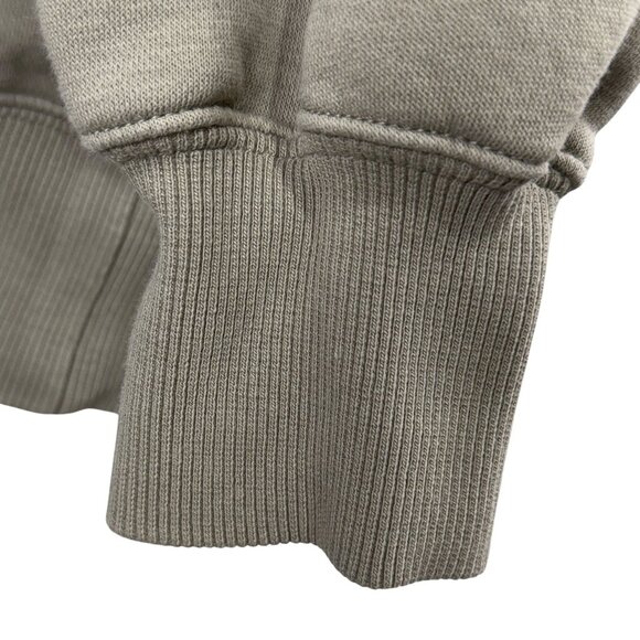 Nike Center Check Olive Crewneck Sweatshirt S Distressed Look - Picture 16 of 16